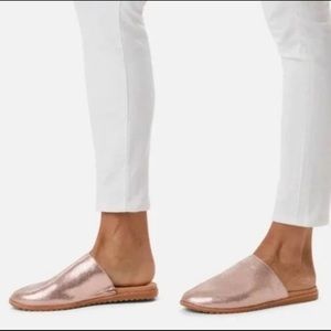 Sorel Ella Mule in natural tan(metallic).